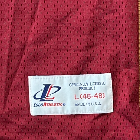 Gus Frerotte Washington redskins football jersey size large logo athletics VTG - Picture 5 of 7